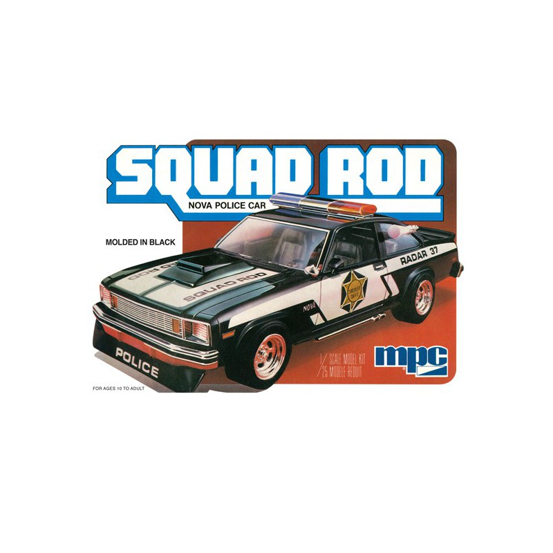 Maquette de voiture en plastique Chevy Police Car 1979 1/25