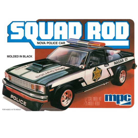 Maquette de voiture en plastique Chevy Police Car 1979 1/25 Maquette de voiture en plastique Chevy Police Car 1979 1/25