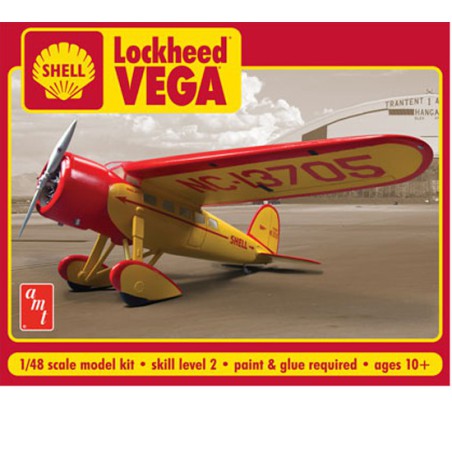 Shell Oil Vega 1/48 plastic plane model | Scientific-MHD