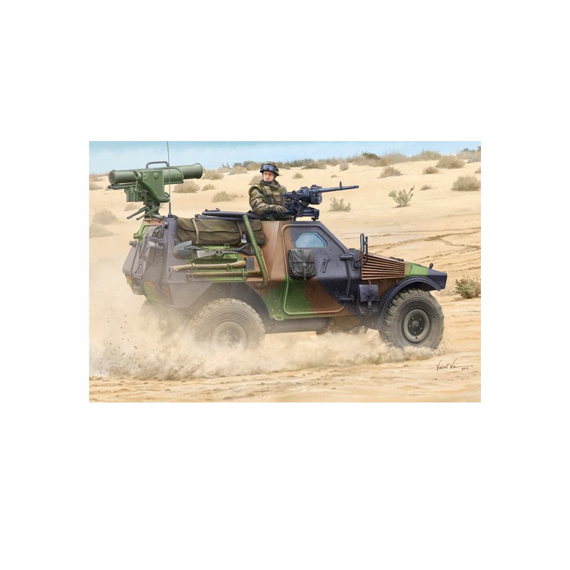 Maquette de Char en plastique VBL Français + Milan 1/35 Maquette de Char en plastique VBL Français + Milan 1/35