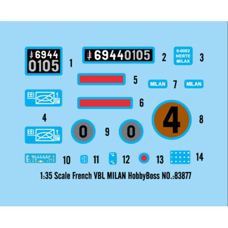 French VBL plastic tank model + 1/35 milan | Scientific-MHD