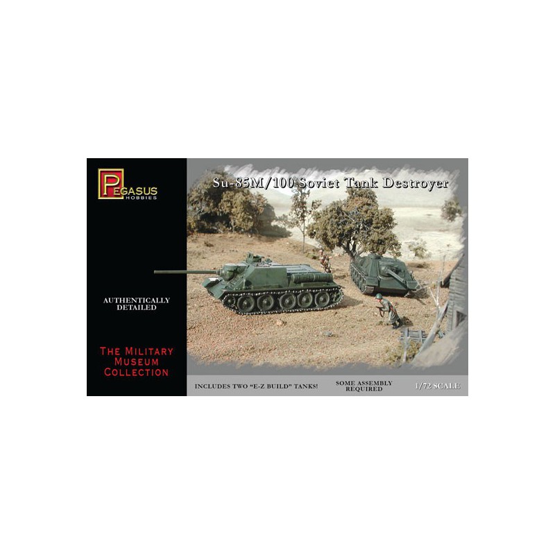 Maquette de Char en plastique Su-85 Soviet Tank 1/72