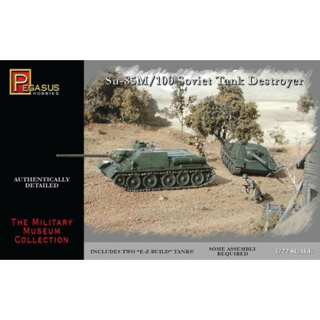 SU-85 plastic tank model SOVIET TANK 1/72 | Scientific-MHD