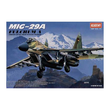 Maquette d'avion en plastique Mig 29A Fulcrum 1/48