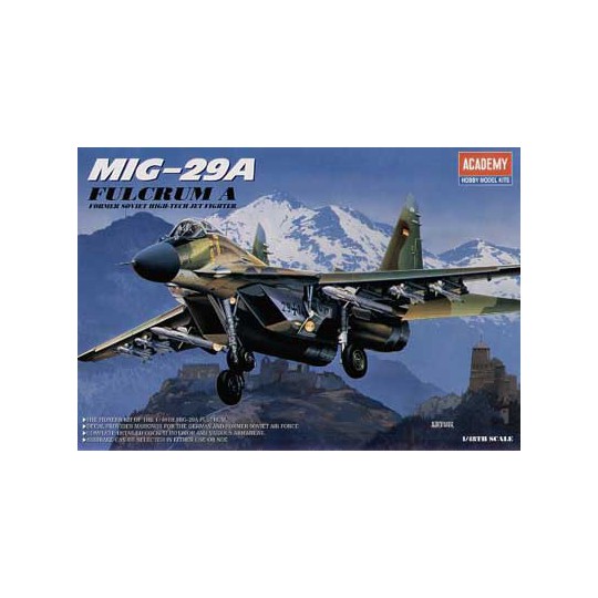 Maquette d'avion en plastique Mig 29A Fulcrum 1/48 Maquette d'avion en plastique Mig 29A Fulcrum 1/48