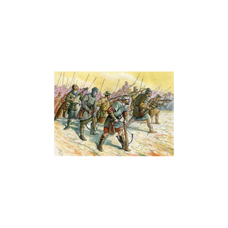 Figurine ARBALETIERS MEDIEVAUX 1/72