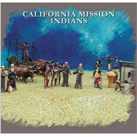 Figurine MISIONS INDIANS en CALIF. 1/48