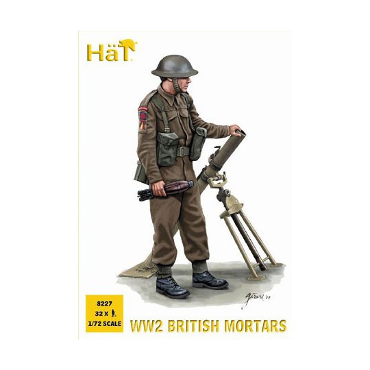 Figurine MORTIERS ANGLAIS WWII1/72 Figurine MORTIERS ANGLAIS WWII1/72