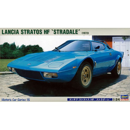 Maquette de voiture en plastique Lancia Stratos HF Stradale1/24
