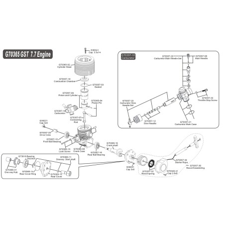 Funkhitzemotor CEN NX76 Genesis .46 | Scientific-MHD