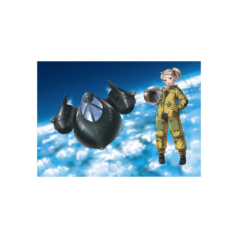 Maquette d'avion en plastique EGG SR-71 BLACKBIRD