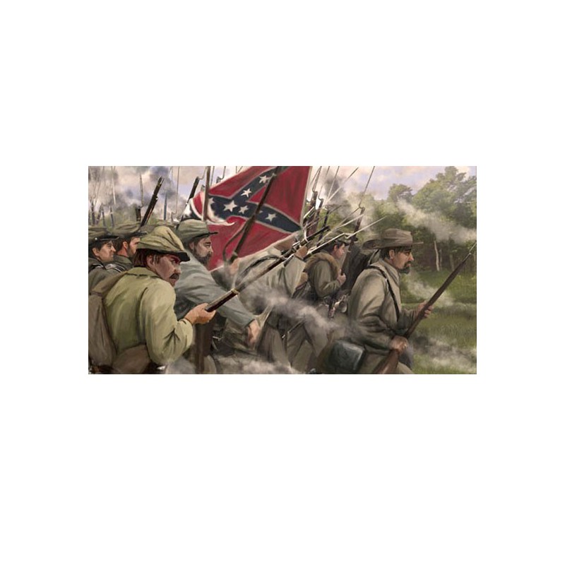 Figurine Pickett's charge 2 1/72