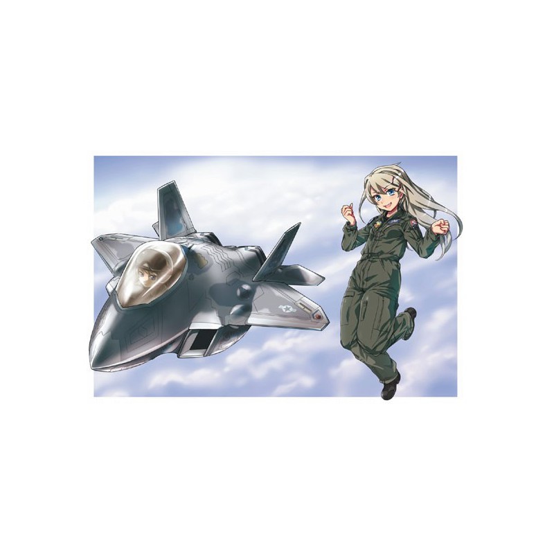 Maquette d'avion en plastique EGG SERIE F-22 RAPTOR Maquette d'avion en plastique EGG SERIE F-22 RAPTOR