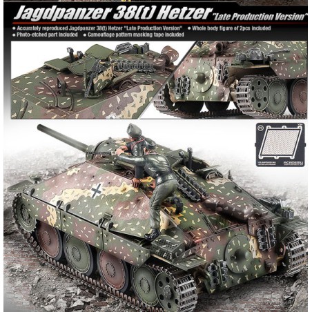 Maquette de Char en plastique Jagdpanzer 38(t) Hetzer 1/35