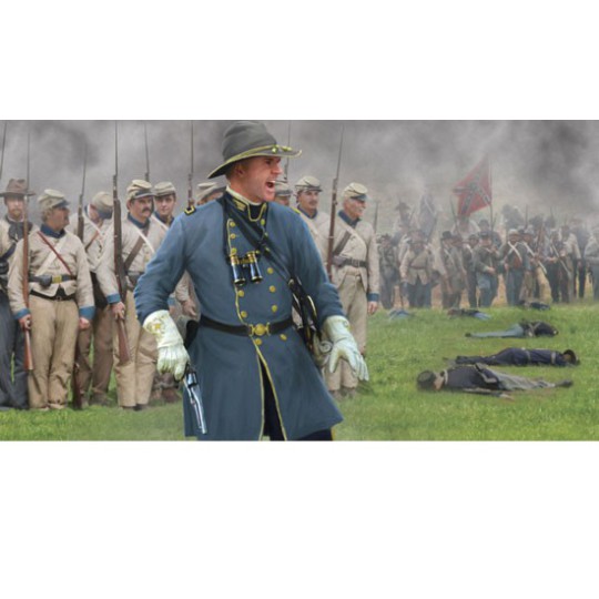 Figurine Cavalerie US Confederée 1/72 Figurine Cavalerie US Confederée 1/72