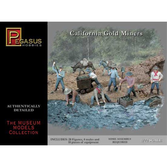 Figurine CHERCHEURS D'OR EN CALIFORNIE Figurine CHERCHEURS D'OR EN CALIFORNIE