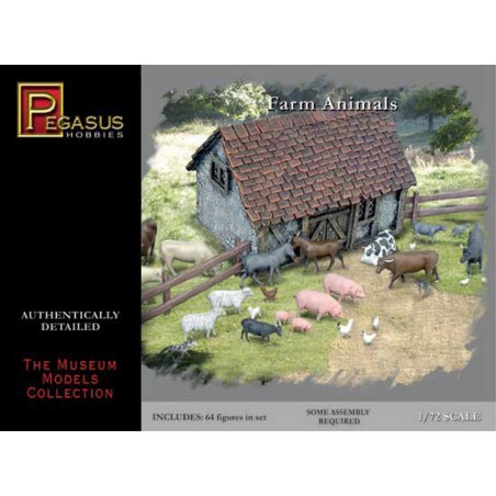 Farm animal figurine 1/72 | Scientific-MHD