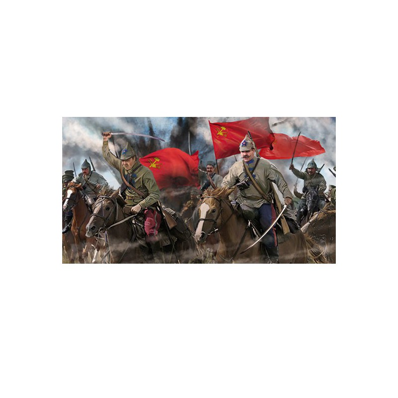 Figurine Cavalerie Rouge Un. Eté 1/72