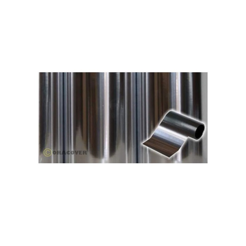 ORACOVER ORATRIM Chrome largeur 9,5cm x 2m