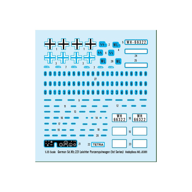Maquette de Char en plastique Panzerspahwagen 1st Serie 1/35