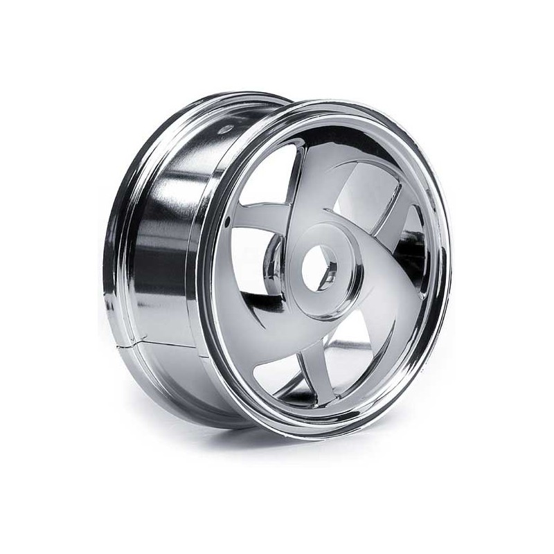 Accessoires pour voiture radiocommandée JANTES MINION CHROME 1/8