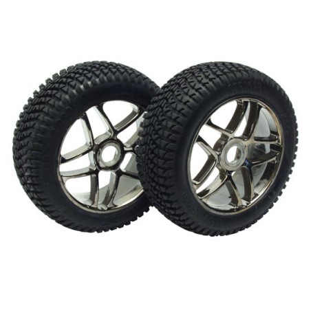 Radio -controlled car accessories pair Buggy Gunner 1/8 wheels | Scientific-MHD