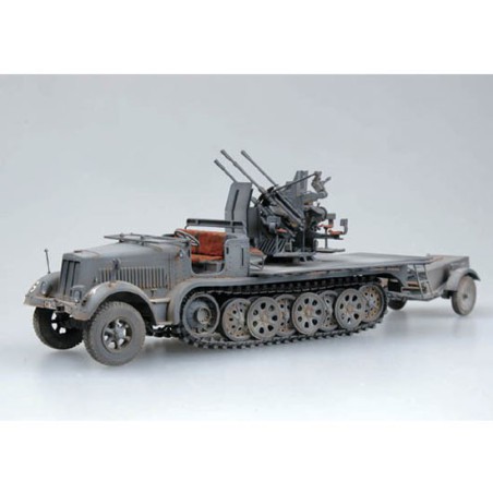 Plastic tank model 2cm Flakvierling 38 | Scientific-MHD