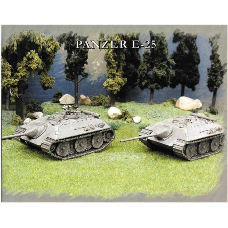 Maquette de Char en plastique PANZER E-25 (2pcs) 1/72