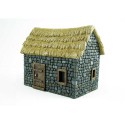 Diorama model mounted and painted small stone cottage1/48 | Scientific-MHD