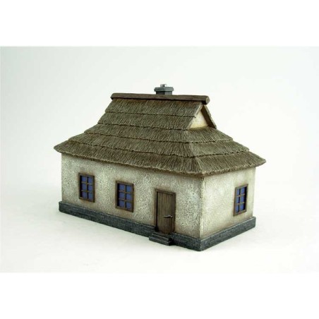 Maquette Diorama montéee et peinte PETITE MAISON UKRAINIENNE 1/72