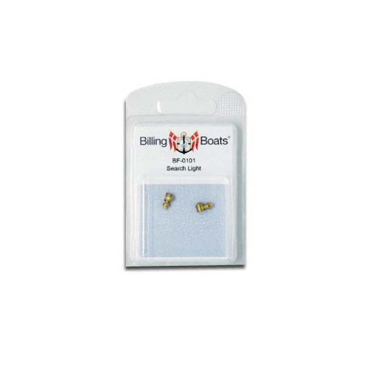 Accastillage de bateau Phare de recherche en laiton 7x9mm (2pcs) Accastillage de bateau Phare de recherche en laiton 7x9mm (2pcs)