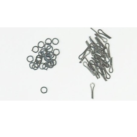 Boxenbeschläge der Pitons mit braunen Ringen 1,8 x 8 mm | Scientific-MHD