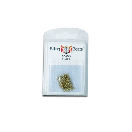 Accastillage de bateau Pitons en laiton13mm (100p) Accastillage de bateau Pitons en laiton13mm (100p)