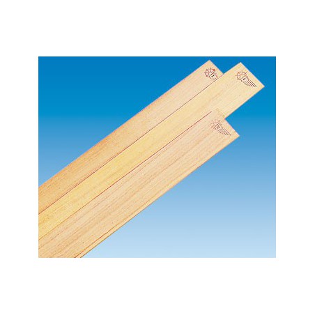 Holzmaterial Pinne 2 x 100 x1000 mm | Scientific-MHD