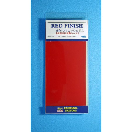 Materialien für die modellige Rot -Finish -Platte 90x200 mm | Scientific-MHD