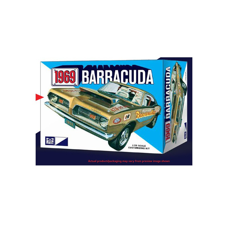 Maquette de voiture en plastique Plymouth Barracuda 1/25
