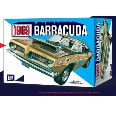 Maquette de voiture en plastique Plymouth Barracuda 1/25