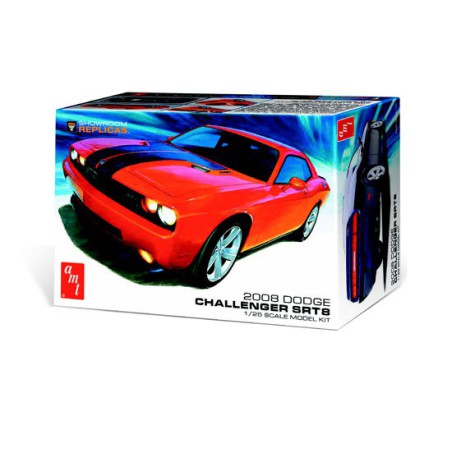 Maquette de voiture en plastique Dodge Challenger STR8 2008 1/25