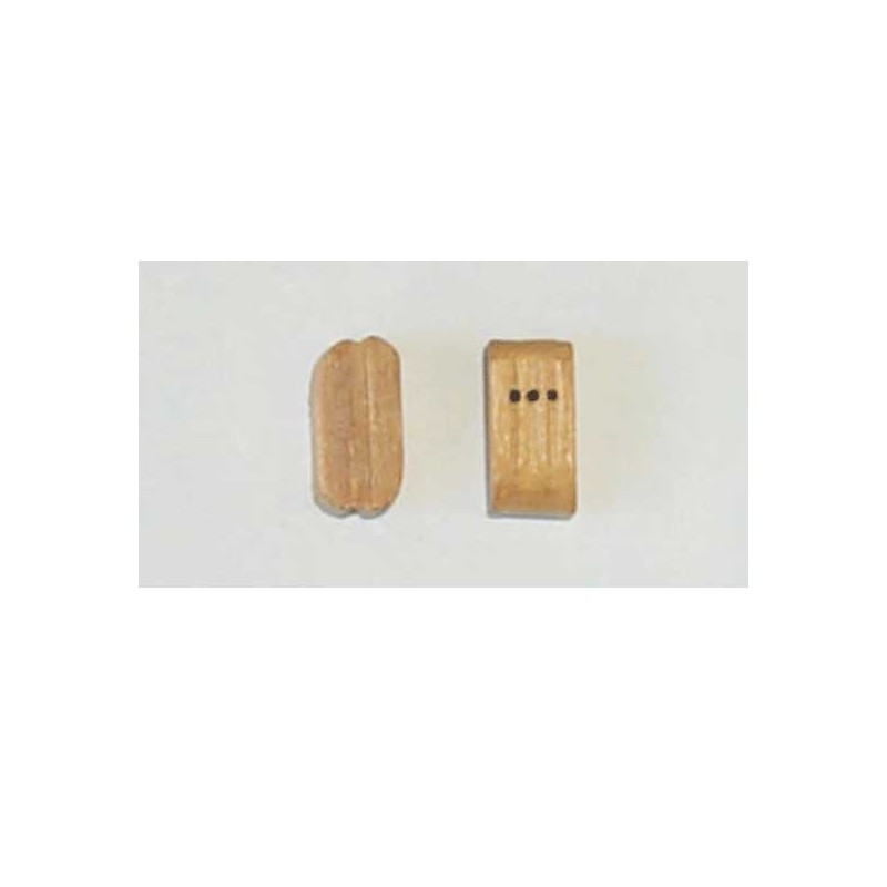 Accastillage de bateau Poulie triple en buis, diam. 7mm