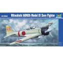A6M2B Modell 21 Zero Fighter Plane -Ebene -Modell Modell | Scientific-MHD