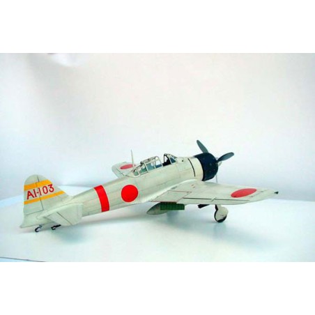 Maquette d'avion en plastique A6M2B MODEL 21 ZERO FIGHTER