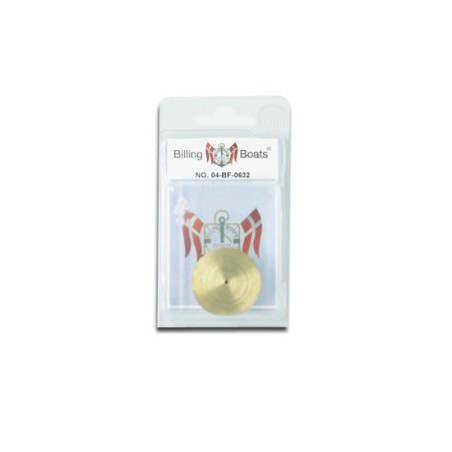 Brass wrapping doll with brass tinner 16x32mm brass (1pc) | Scientific-MHD