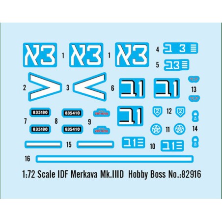 Kunststofftankmodell IDF Merkava Mk IIID 1/72 | Scientific-MHD