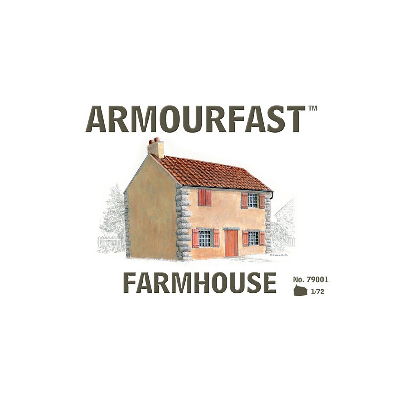 Maquette Diorama Maison de Ferme 1/72