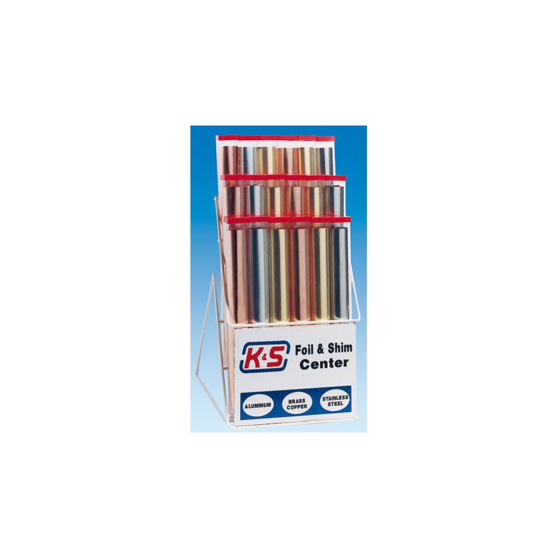 Présentoirs pour matériau FEUILLES DE METAUX