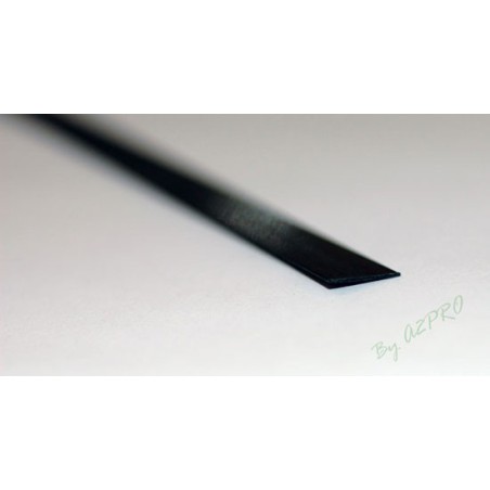 Flaches Profil Kohlenstoffmaterial 10.0/2,0 mm 1m | Scientific-MHD