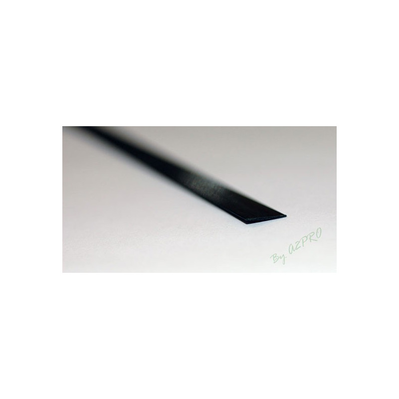 Matériau en carbone Profilé plat 30/0,3mm 1M