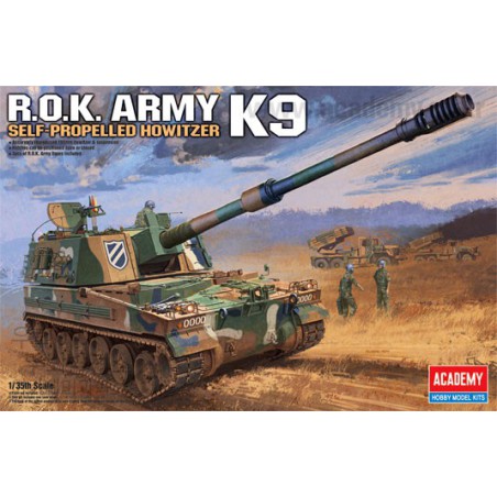 K9 Howitzer Rok Army 1/35 plastic tank model | Scientific-MHD