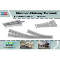 Maquette de train en plastique GERMAN RAILWAYS TURNOUT 1/72