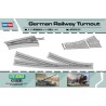 Maquette de train en plastique GERMAN RAILWAYS TURNOUT 1/72